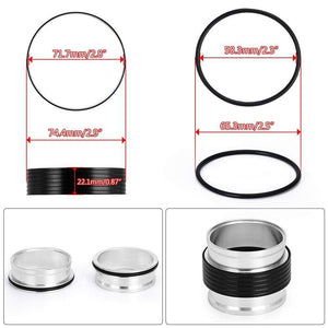 Planet Gates 1 Piece 2.0" 2.5" 3.0" 3.5" 4.0" Clamp System Assembly Exhaust V-band Clamp Quick Release For OD Exhaust/Intercooler Pipe/Turbo