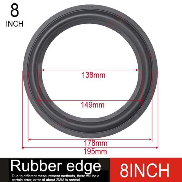 Planet Gates 1 piece / 8INCH-Rubber edge DIYLIVE 4-12 "Rubber surround collapsible subwoofer ring repair speaker fittings (100 ~ 300mm) 4 "5" 5.5 "6.5" 7 "8" 10 "12"