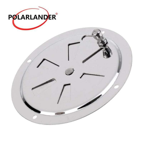 Planet Gates 1 Piece Air Vent Wholesale price For RV Round Louvered Ventilator Cover Silver 4 inch Stainless Steel 316 For Boat Marine 102mm