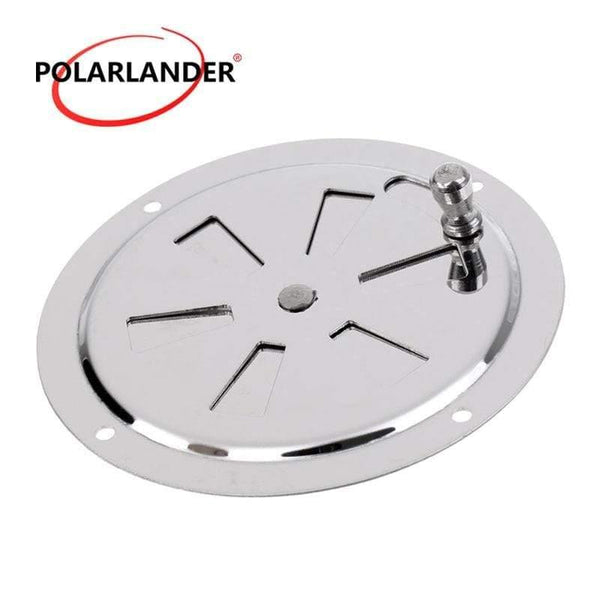 Planet Gates 1 Piece Air Vent Wholesale price For RV Round Louvered Ventilator Cover Silver 4 inch Stainless Steel 316 For Boat Marine 102mm