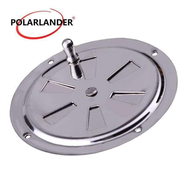Planet Gates 1 Piece Air Vent Wholesale price For RV Round Louvered Ventilator Cover Silver 4 inch Stainless Steel 316 For Boat Marine 102mm