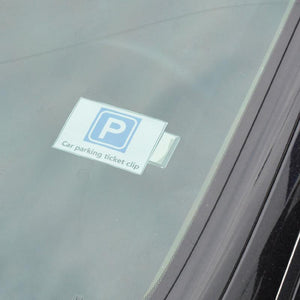 1 piece Car Styling Parking Ticket Clip Auto Fastener Card Bill Holder Organizer Windshield Stickers For Audi VW Kia BMW Toyota