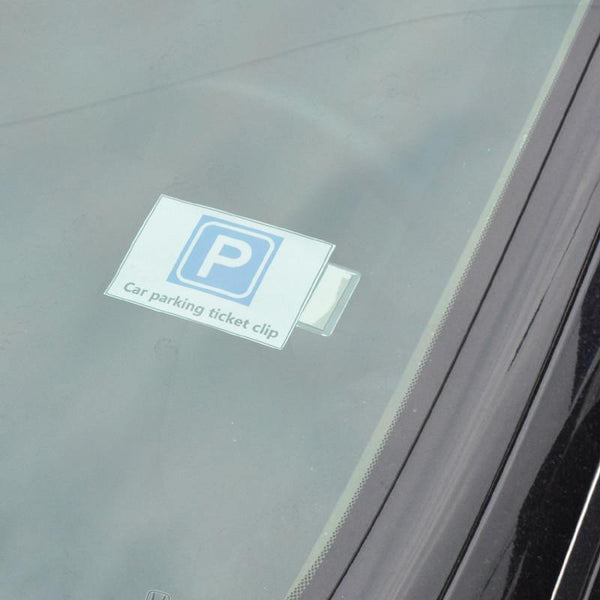 1 piece Car Styling Parking Ticket Clip Auto Fastener Card Bill Holder Organizer Windshield Stickers For Audi VW Kia BMW Toyota