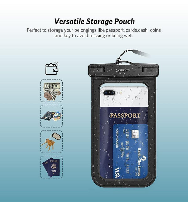 Planet Gates 1 Piece / China Ugreen Waterproof Case Bag Phone Pouch 6.3'' Phone Bag Case For iPhone Xs X 8 7 7Plus 6S 6Plus Samsung Galaxy S9 S8 Phone Case