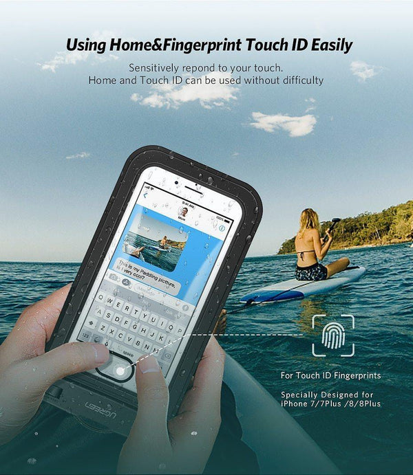 Planet Gates 1 Piece / China Ugreen Waterproof Case Bag Phone Pouch 6.3'' Phone Bag Case For iPhone Xs X 8 7 7Plus 6S 6Plus Samsung Galaxy S9 S8 Phone Case