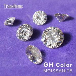 Planet Gates 1 Piece Diameter 9mm GH Color Moissanite Equivalent Diamond Carat Weight 3ct Carat Gemstone for Jewelry Making