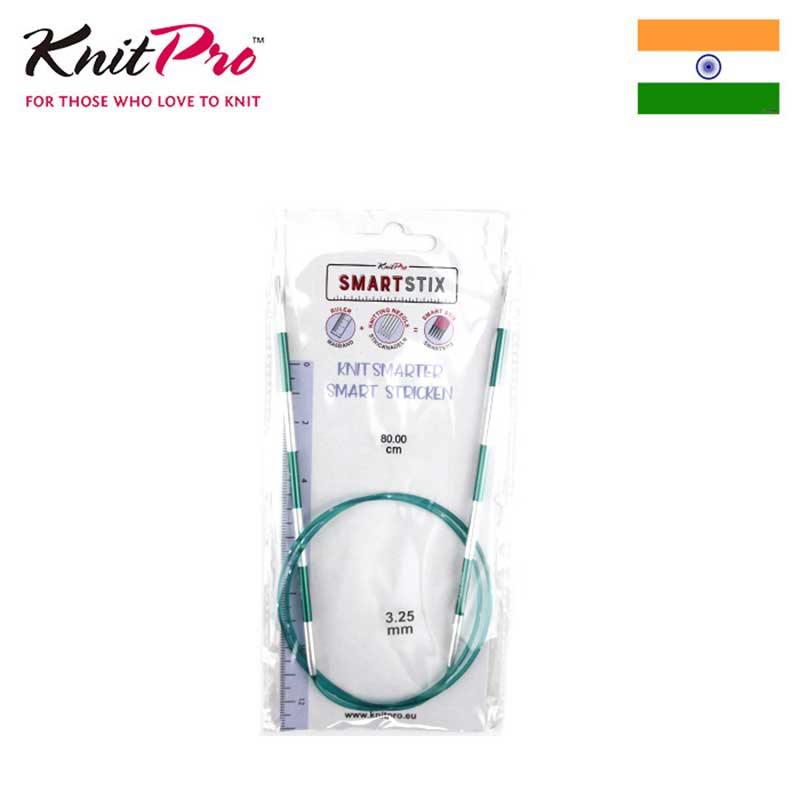 Planet Gates 1 Piece Knitpro  SmartStix 80 Cm Fixed Circular Knitting Needle Colorful Aluminium DIY Arts Crafts Sewing