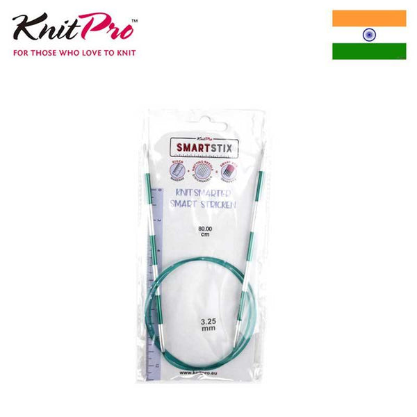 Planet Gates 1 Piece Knitpro  SmartStix 80 Cm Fixed Circular Knitting Needle Colorful Aluminium DIY Arts Crafts Sewing