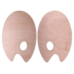 Planet Gates 1 Piece Professional Small Wooden Oval Painting Palette Oil Paint Tray Artist Palette Art Supplies School Use