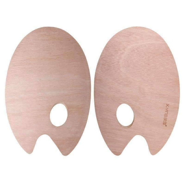 Planet Gates 1 Piece Professional Small Wooden Oval Painting Palette Oil Paint Tray Artist Palette Art Supplies School Use