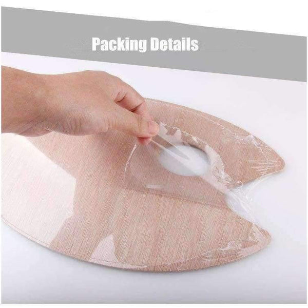 Planet Gates 1 Piece Professional Small Wooden Oval Painting Palette Oil Paint Tray Artist Palette Art Supplies School Use