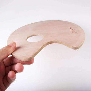 Planet Gates 1 Piece Professional Small Wooden Oval Painting Palette Oil Paint Tray Artist Palette Art Supplies School Use