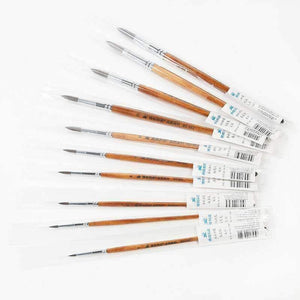 Planet Gates 1 Piece Squirrel Hair Professional Watercolor Paint Brush Pointed Watercolor Painting Brush Art Supplies BG-S62