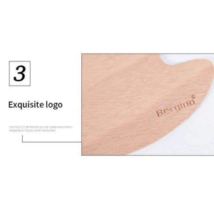 Planet Gates 1 Piece Wood Oval Square Oil Painting Palette Professional Oil Paint Ellipse Drawing Palette Paleta School Art Supplies