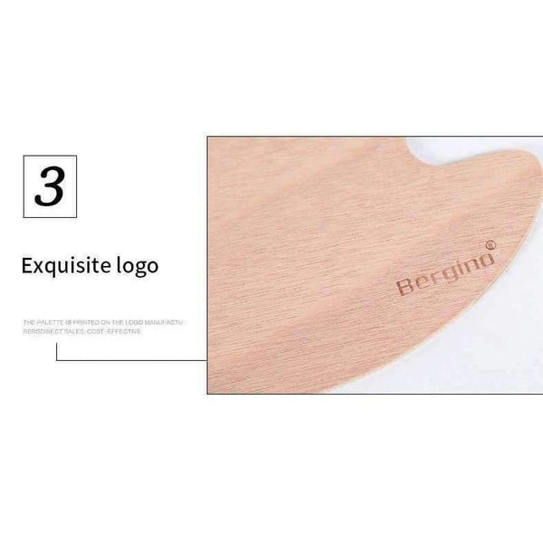 Planet Gates 1 Piece Wood Oval Square Oil Painting Palette Professional Oil Paint Ellipse Drawing Palette Paleta School Art Supplies