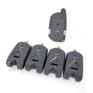 Planet Gates 1 plus 4 Carp fishing alarm set with remote receiver wireless fishing alarm with Snag Ear Bar