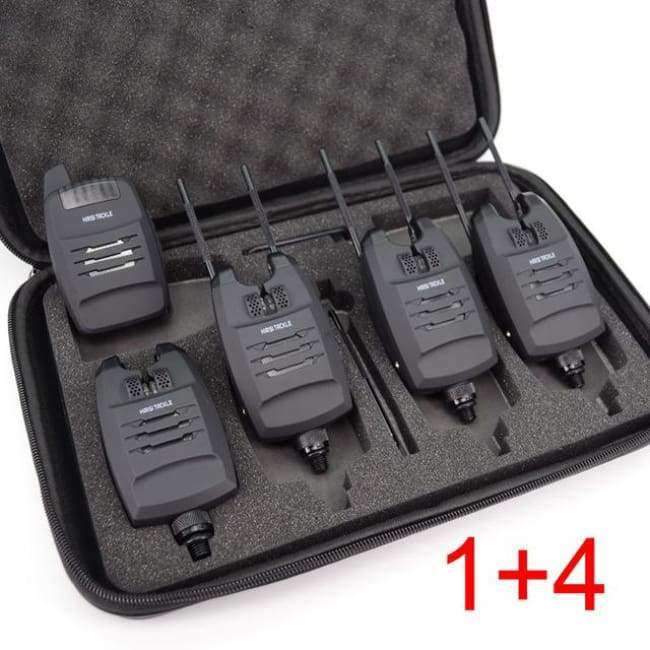 Planet Gates 1 plus 3 Wireless Carp Fishing Bite Alarm Sounds and LED Alarming Alarm Indicator Electronic with Snag Ear Bar