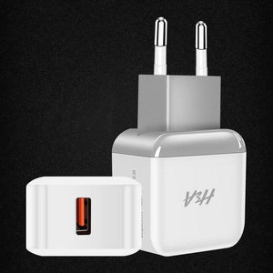 Planet Gates 1 Ports Charger H&A Universal Dual 2 USB EU Charger Plug For iPhone Huawei Travel Phone Charger For Samsung Xiaomi Wall Portable Charging Plug