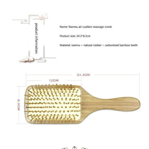 Planet Gates 1 Professional 1 Pcs Natural Wooden Comb Hair Care Styling And Beauty Brush Anti-static High Quality Wood Handle Hair Comb
