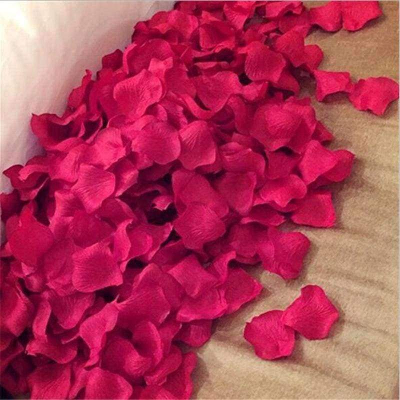 Planet Gates 1 Red Wedding Decor 1000 pcs/lot Atificial Flowers Wholesale Polyester Wedding Rose Petals Wedding Birthday Accessories