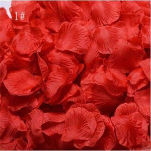 Planet Gates 1 Red Wedding Decor 1000 pcs/lot Atificial Flowers Wholesale Polyester Wedding Rose Petals Wedding Birthday Accessories