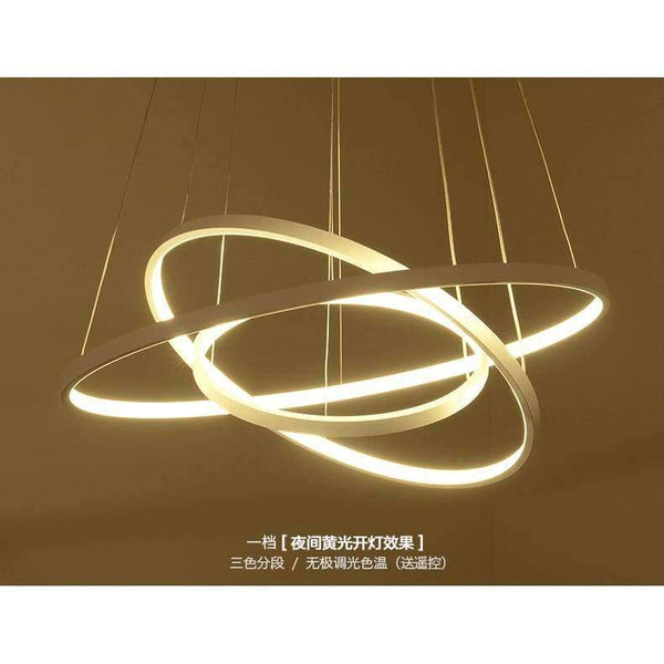 Planet Gates 1 ring 20CM / white light Thin section 3/2/1 ring aluminum LED ceiling lamp Home Living Room Bedroom Study Lamp Office & Commercial chandelier AC110-240V