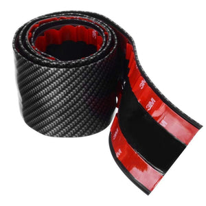 Planet Gates 1 Roll 3cm 5cm 7cm 10cm Carbon Fiber Rubber Soft Bumper Strip DIY Door Sill Protector Edge Guard Car Stickers Car Styling