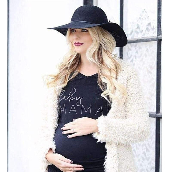 Planet Gates 1 / S Maternity Pregnancy clothes Tops Tees Letter pattern Summer Pregnant tshirt Woman Plus Size 3XL Baby DADDY MAMA Funny T Shirt