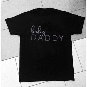 Planet Gates 1 / S Maternity Pregnancy clothes Tops Tees Letter pattern Summer Pregnant tshirt Woman Plus Size 3XL Baby DADDY MAMA Funny T Shirt