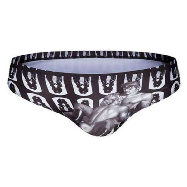 Planet Gates 1 / S men's brand AUSTINBEM Quick-Drying swimming briefs new style Men's swimsuits men's print Swimwear men's beach shorts