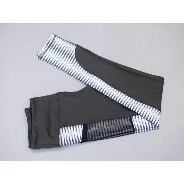 Planet Gates 1 / S New gray pocket hit color ladies leggings Gyms fitness exercise trousers breathable wicking sexy ladies slimming leggings