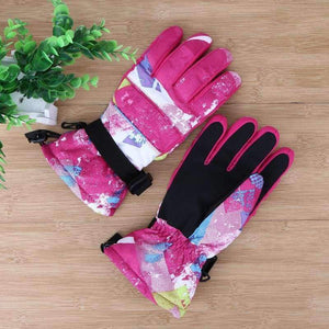 Planet Gates 1 / S Women Ski gloves Windproof Waterproof Warm Cycling Ski Snow Snowmobile Motorcycle Snowboard Skiing Gloves Winter Outdoor