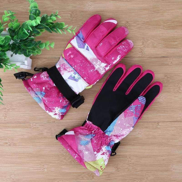 Planet Gates 1 / S Women Ski gloves Windproof Waterproof Warm Cycling Ski Snow Snowmobile Motorcycle Snowboard Skiing Gloves Winter Outdoor