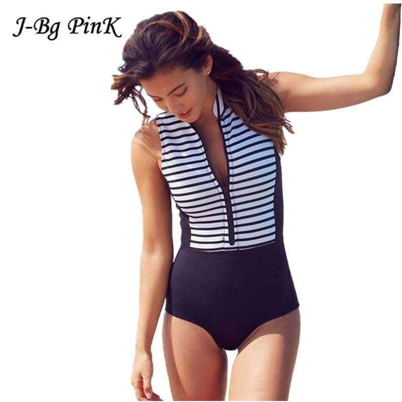 Planet Gates 1 / S Women Swimwear Swimsuit Zipper Sport One Piece Swimsuit Female Indoor May Swimming Suit For Women Bathing Suit Bather