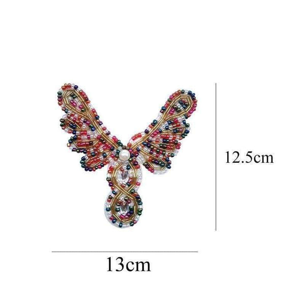 Planet Gates 1 Senza Fretta 1Pair Shoe Clip Decorations Butterfly Shaped Summer Slipper/Flip Flops/Beach Shoe Accessories for Shoe Charms 2018