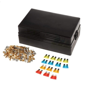 1 Set 18 Way Blade Fuse Box Car Fuse Box Holder Standard Circuit Fuse Holder Box Block