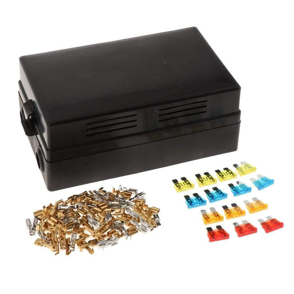 1 Set 18 Way Blade Fuse Box Car Fuse Box Holder Standard Circuit Fuse Holder Box Block