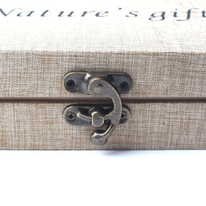 1 Set/40Pcs Natural Crystal Wishing Bottles Gemstone Natural Quartz Chip Gravel Reiki Healing Birthday Gift With a Box