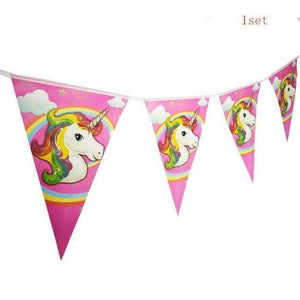 Planet Gates 1 set banner 1pcs Unicorn Party Pink Tablecloths Kids Birthday Party Decorations Table Cover Baby Shower Unicornio Party Supplies