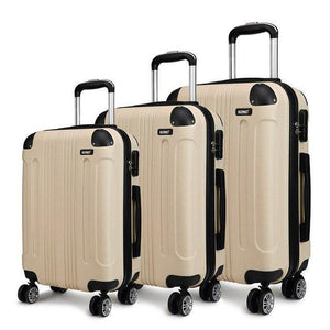 Planet Gates 1 set beige 1777 / China Suitcase Travel Bags Rolling Hand Luggage Set Carry on Trolley Case 4 Wheels Spinner Hardside ABS 20 24 28 Inch YD1777L