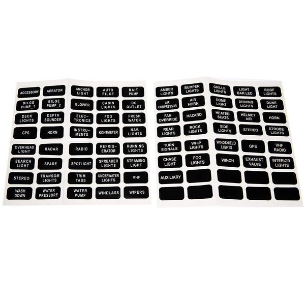 1 Set DC 32V 100A 12 Way Fuse Box Block Holder ATC ATO Blade LED Fuse Box with  Screws&Labels For Car Marine Caravan