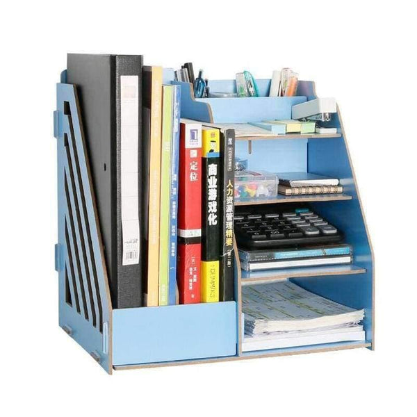 Planet Gates 1 Set DIY Natural Color Wood Document Trays Desk Accessories Organizer Magazine Container School Office Supplies Desk Set Files