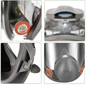 Planet Gates 1 Set Filter Original 3M 6800 Painting Spraying Respirator Gas Mask Industry Chemcial Full Face Gas Mask Facepiece Safety Respirator Medium