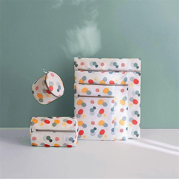 1 Set Mesh Washing Machine Laundry Bag With Multiple Style For Wahing Clothes Foldable Underwear Bra Socks Laundry Wash Bags Kit