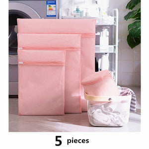 1 Set Mesh Washing Machine Laundry Bag With Multiple Style For Wahing Clothes Foldable Underwear Bra Socks Laundry Wash Bags Kit