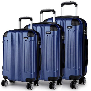 Planet Gates 1 set navy 1777 / China Suitcase Travel Bags Rolling Hand Luggage Set Carry on Trolley Case 4 Wheels Spinner Hardside ABS 20 24 28 Inch YD1777L