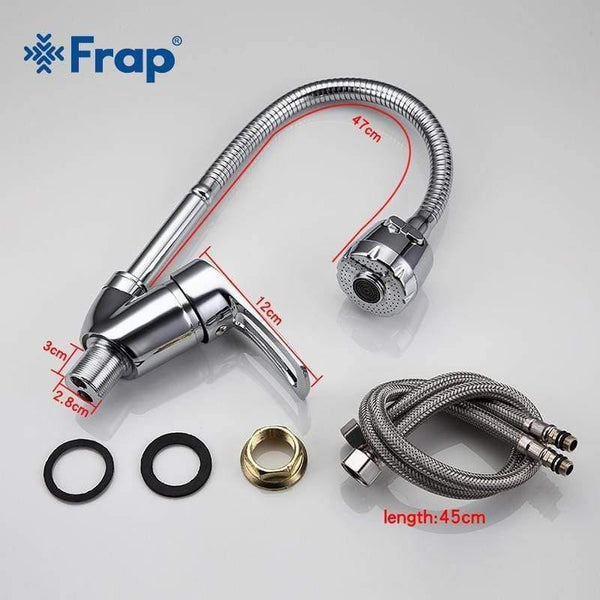 Planet Gates 1 SET New Arrival Kitchen Faucet Mixer Cold And Hot Kitchen Tap Single Hole Water Tap Zinc Alloy  Torneira Cozinha F43701-b