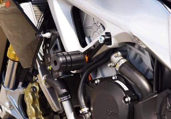 Planet Gates 1 Set New Motorcycle Frame Slider Protector Crash Pads Guard Fit for APRILIA Tuono V4 R / ABS 2012- 12- RSV4 R ABS 13- 2013-
