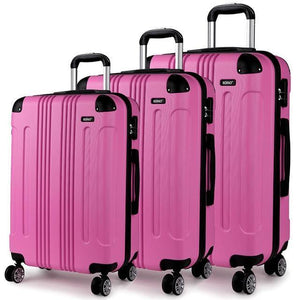Planet Gates 1 set pink 1777 / China Suitcase Travel Bags Rolling Hand Luggage Set Carry on Trolley Case 4 Wheels Spinner Hardside ABS 20 24 28 Inch YD1777L