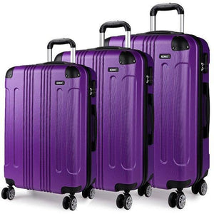 Planet Gates 1 set purple 1777 / China Suitcase Travel Bags Rolling Hand Luggage Set Carry on Trolley Case 4 Wheels Spinner Hardside ABS 20 24 28 Inch YD1777L